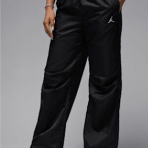 Jordan Brooklyn Pants Black Athletic Pants with Logo